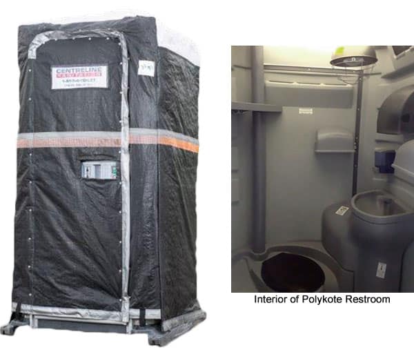 PolyKote Heated & Insulated Portable Restroom Southern Ontario